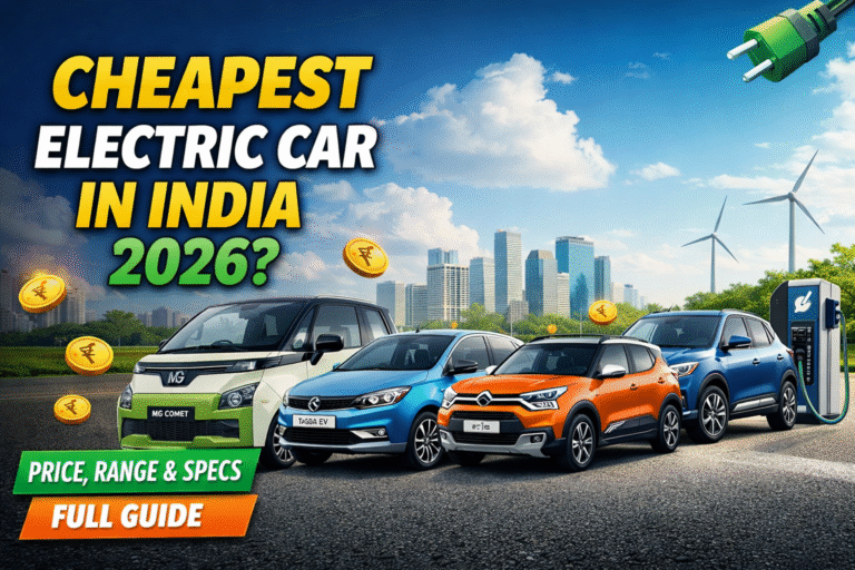 cheapest electric car in India 2026