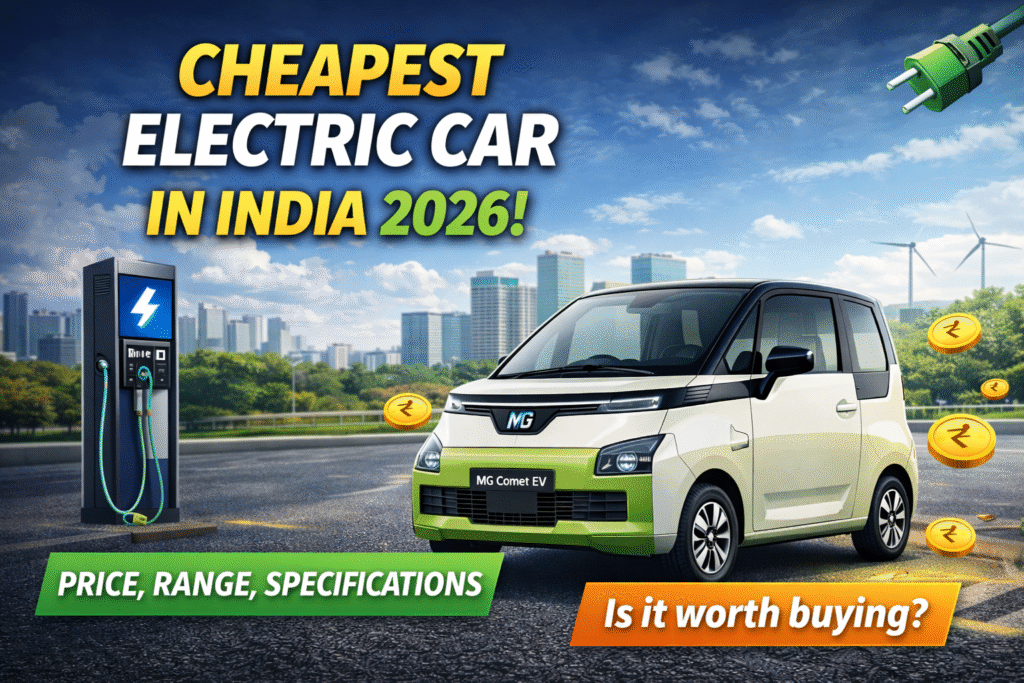 Cheapest Electric Car in India 2026