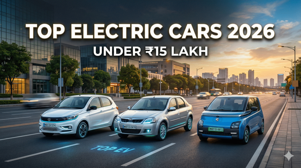 Best Electric Car Under 15 Lakh in India 2026
