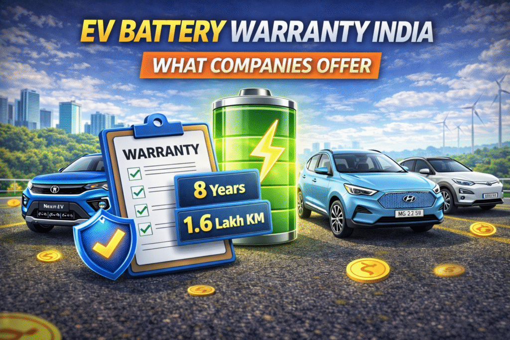 Electric car battery life in India
EV Battery Warranty India